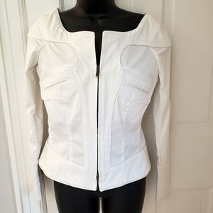 Gucci Eggshell White Blazer Jacket sz 42